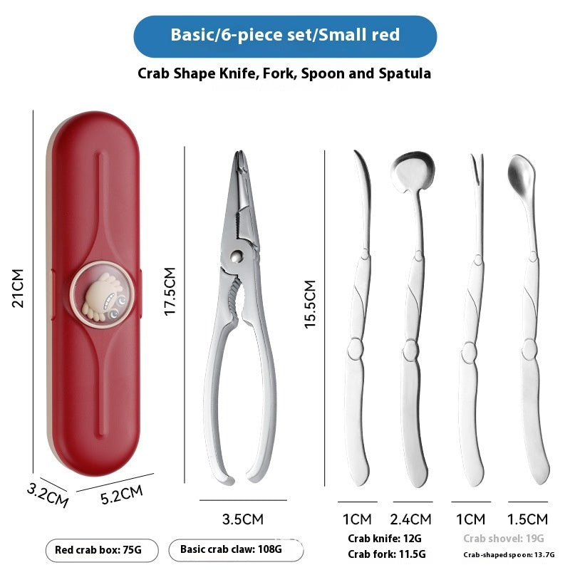 Eight Crab Eating Tools Gift Set