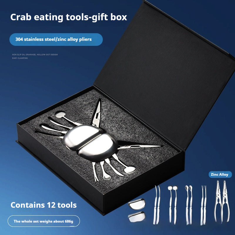 Eight Crab Eating Tools Gift Set