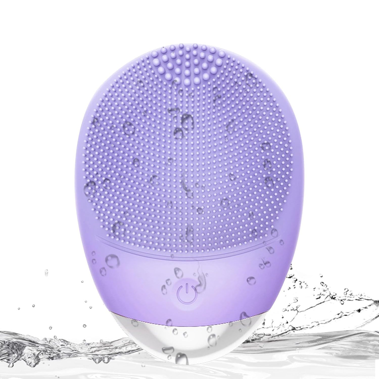 High Frequency Vibration Silicone Facial Cleansing Brush USB Rechargeable Electric Waterproof Silicone Facial Cleanser Thanksgiving Gift Christmas Gift Unisex