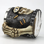 3D Skull Stainless Steel Cup Resin