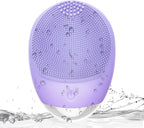 High Frequency Vibration Silicone Facial Cleansing Brush USB Rechargeable Electric Waterproof Silicone Facial Cleanser Thanksgiving Gift Christmas Gift Unisex