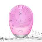 High Frequency Vibration Silicone Facial Cleansing Brush USB Rechargeable Electric Waterproof Silicone Facial Cleanser Thanksgiving Gift Christmas Gift Unisex
