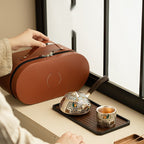 Silver Gilded Tea Set Package Gift Box