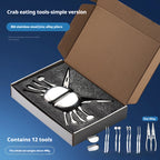 Eight Crab Eating Tools Gift Set