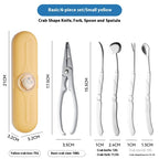 Eight Crab Eating Tools Gift Set