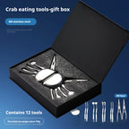 Eight Crab Eating Tools Gift Set