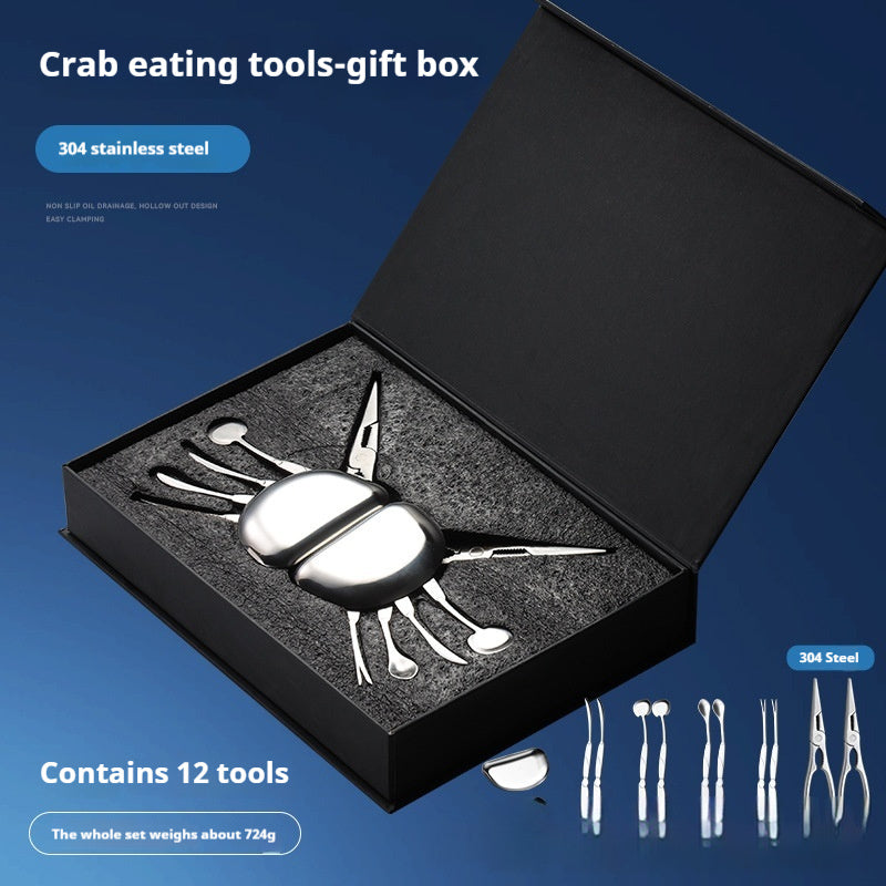 Eight Crab Eating Tools Gift Set