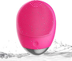 High Frequency Vibration Silicone Facial Cleansing Brush USB Rechargeable Electric Waterproof Silicone Facial Cleanser Thanksgiving Gift Christmas Gift Unisex