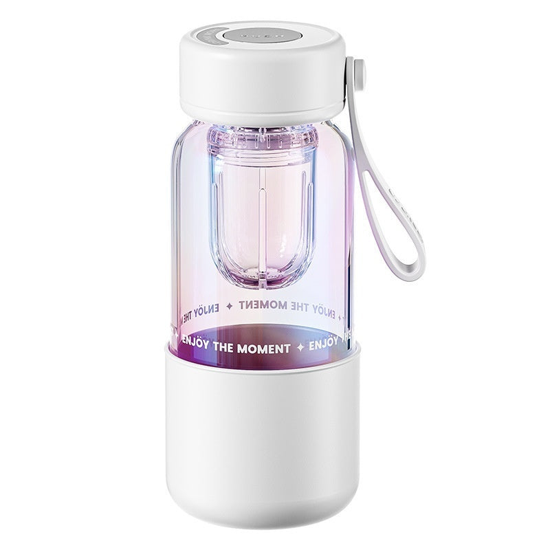 Magnetic Elastic Tea Water Separation Tea Cup Glass Cup With Lid