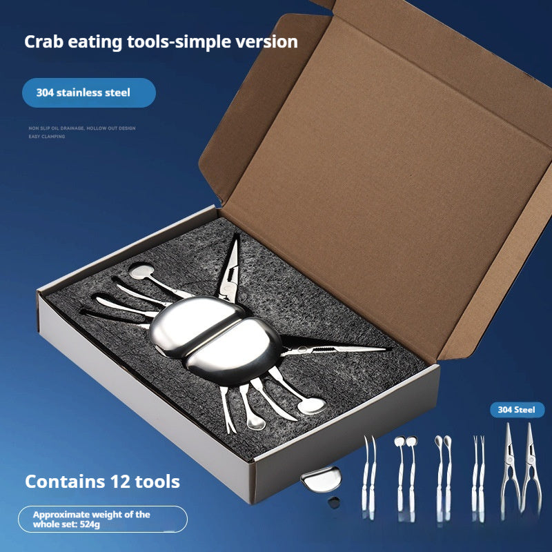 Eight Crab Eating Tools Gift Set