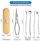 Eight Crab Eating Tools Gift Set